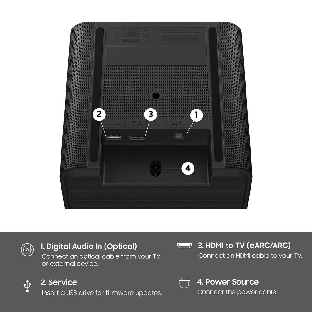 Samsung Music Studio 7 3.1.1 Channel Smart Speaker in Black, , large
