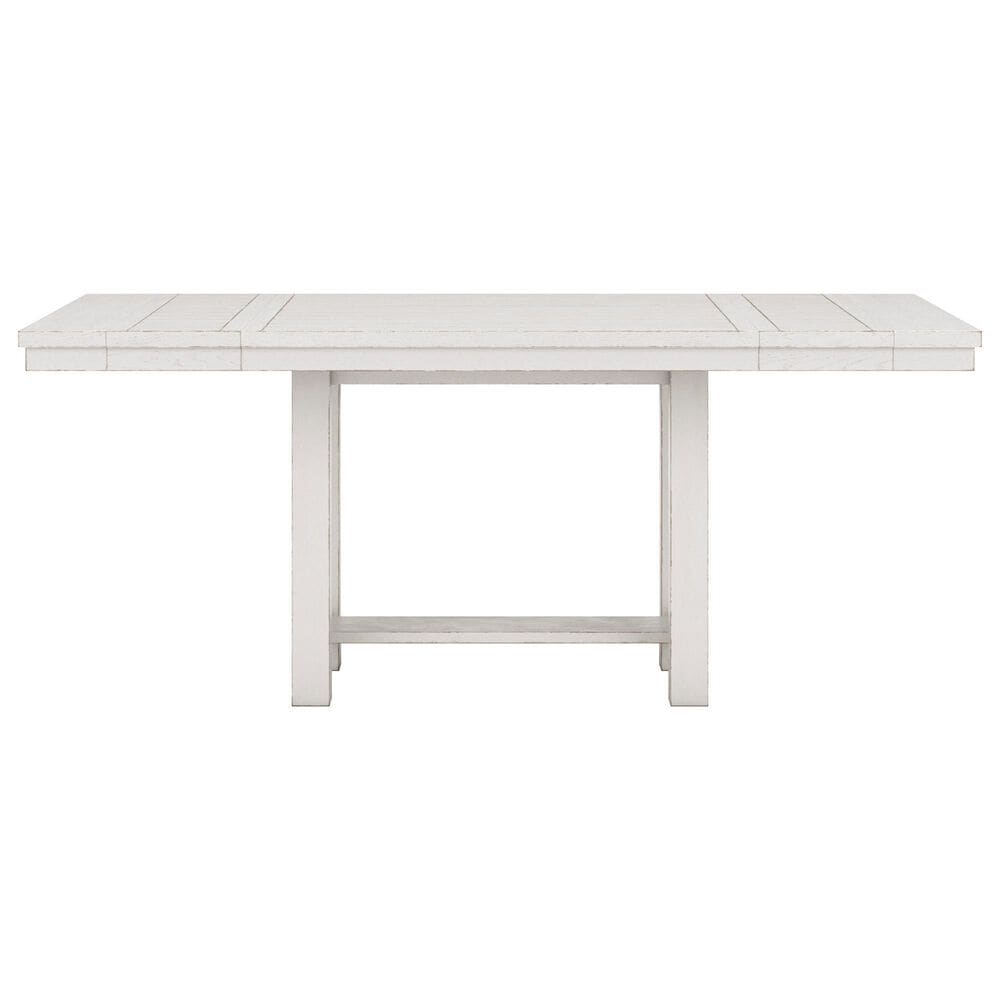 Ashley Robbinsdale Counter Height Dining Table with 2 Leaves in Antique White, , large
