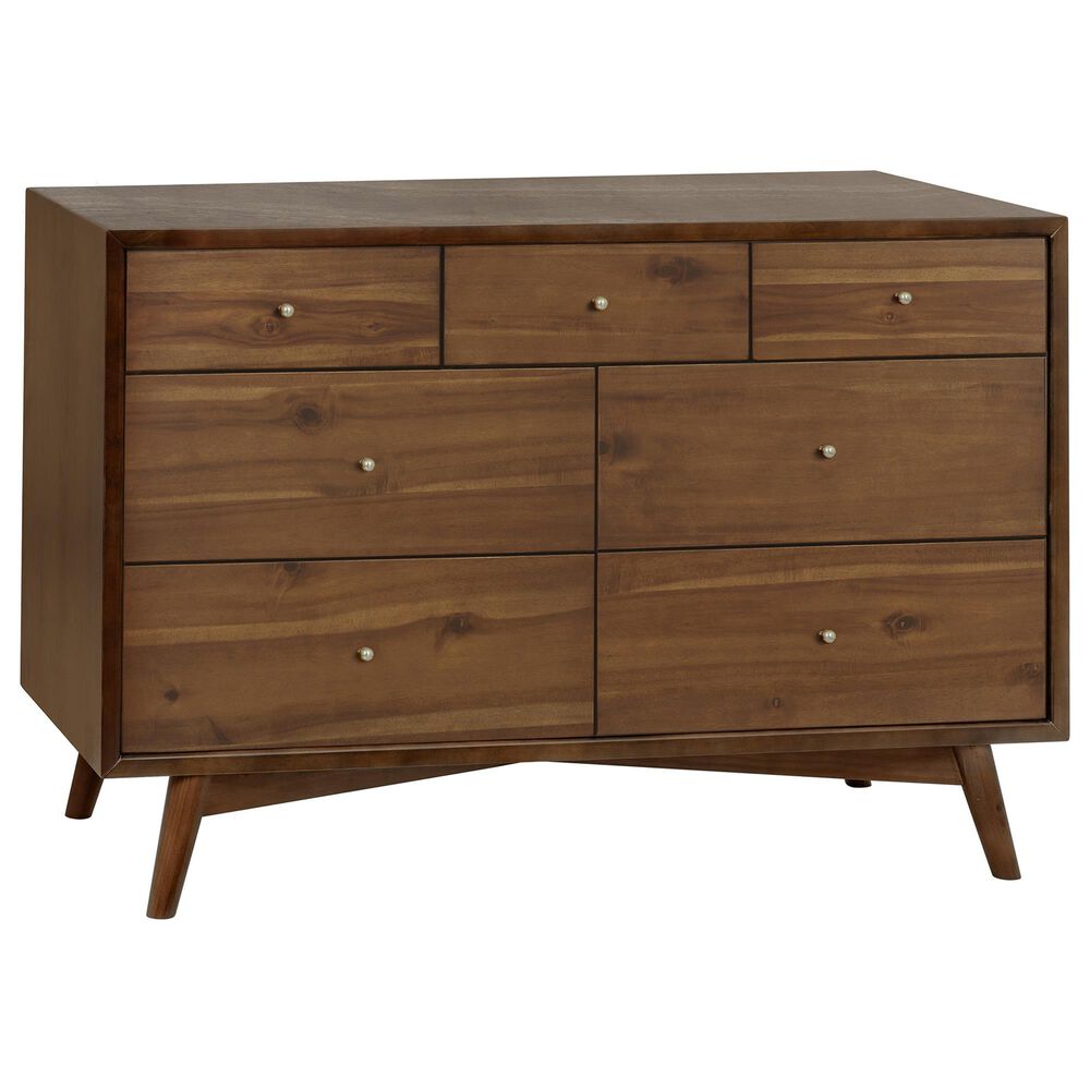 Babyletto Palma 7-Drawer Double Dresser in Natural Walnut, , large