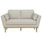 Golden Wave Furniture Reverie Stationary Sofa and Loveseat Set in Grey, , large