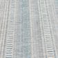 Central Oriental Melbourne Dracus 5" x 7" Vanilla and Lagoon Area Rug, , large