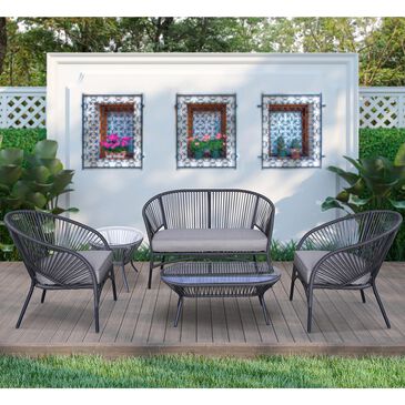 Global Note Collections Garbow 4-Piece Patio Set, , large