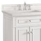 James Martin Vanities Lorelai 72" Double Vanity in Bright White with 3 cm Arctic Fall Solid Surface Top, , large
