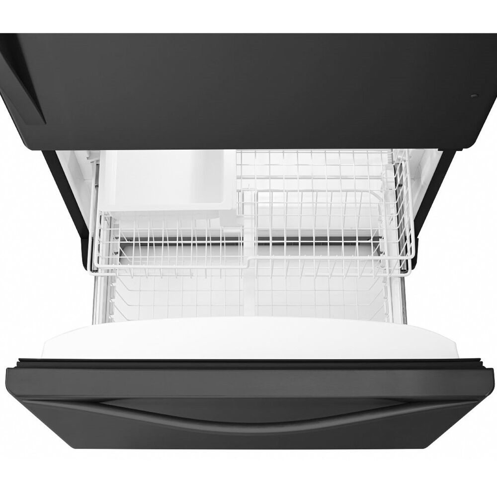 Whirlpool 19 Cu. Ft. Bottom-Freezer Refrigerator with SpillGuard Glass Shelves in Black, , large