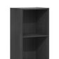 HOMLUX 5-Tier Shelf Bookcase with Door Storage Cabinet in Blackwood, , large