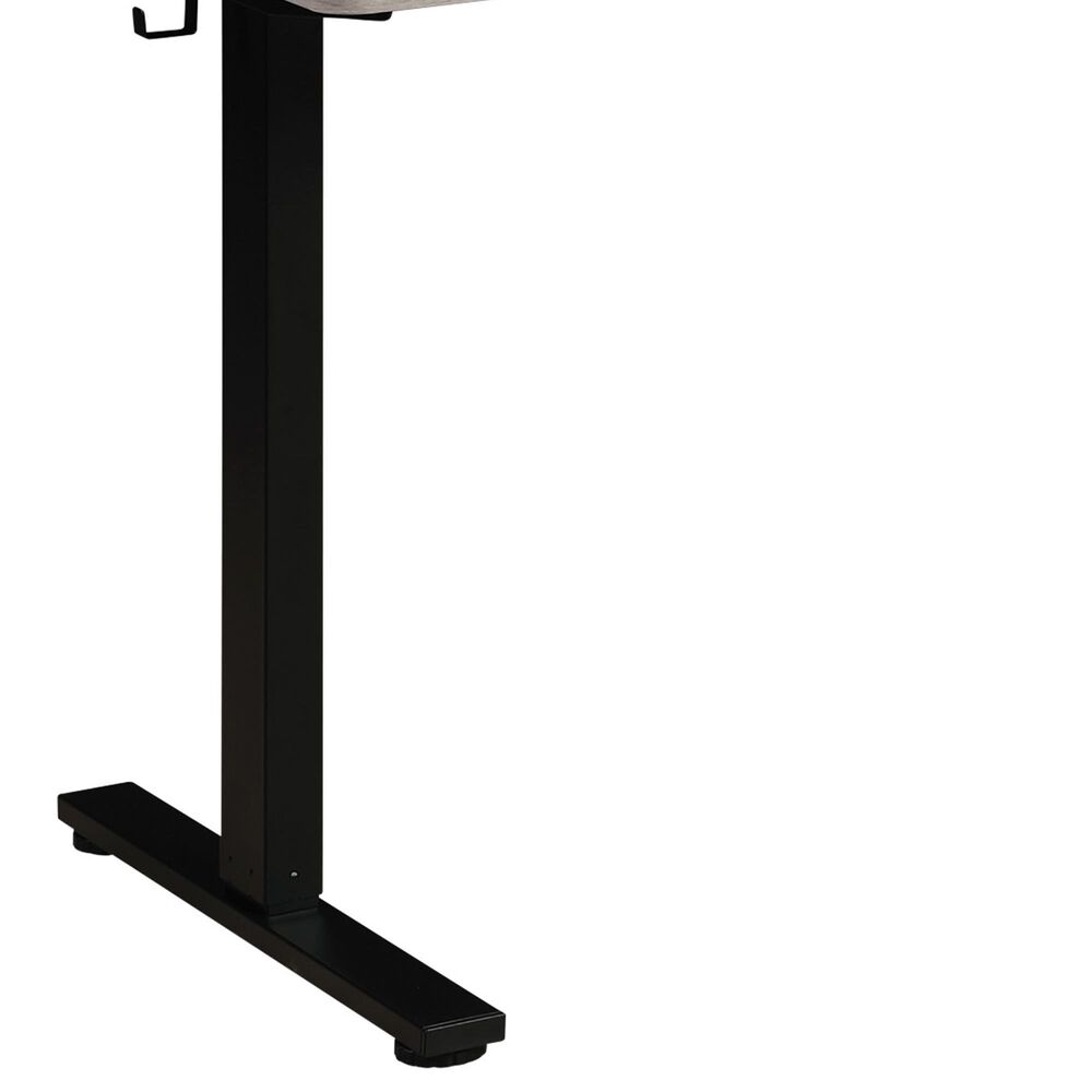 OSP Home Primo 60&quot; Electric Sit Stand Desk in Black and Light Gray, , large