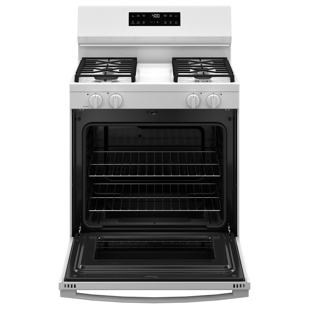 GE Appliances 30&quot; Freestanding Gas Range with Self-Clean and 4 Burners in White, , large