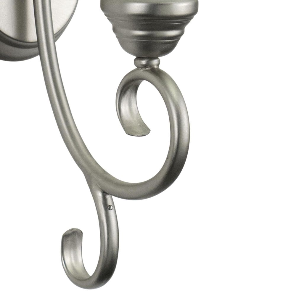 Vaxcel Bella 1-Light Bathroom Vanity Fixture in Brushed Nickel, , large