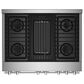 JennAir 36" Smart Professional Gas Range with Grill in Stainless Steel, , large