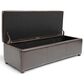 Baxton Studio Dennehy Storage Ottoman in Dark Brown, , large