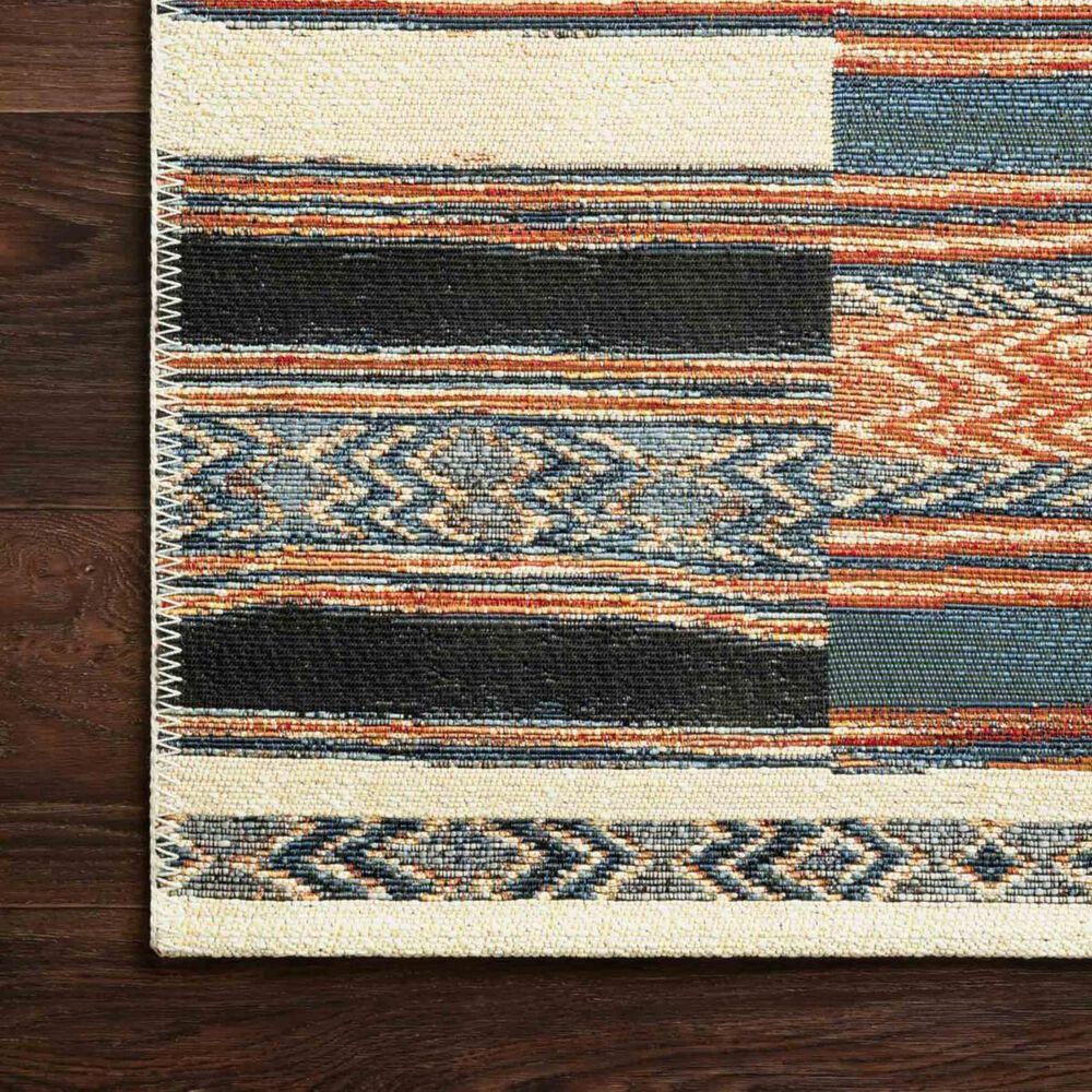 Loloi Mika 3&#39;11&quot; x 5&#39;11&quot; Ivory and Multicolor Area Performance Rug, , large