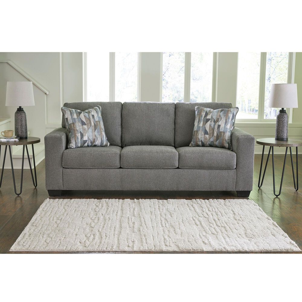 Ashley Deltona Stationary Sofa in Graphite, , large