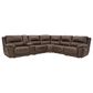 Ashley Dunleith 6-Piece Power Reclining Curved Sectional in Chocolate, , large