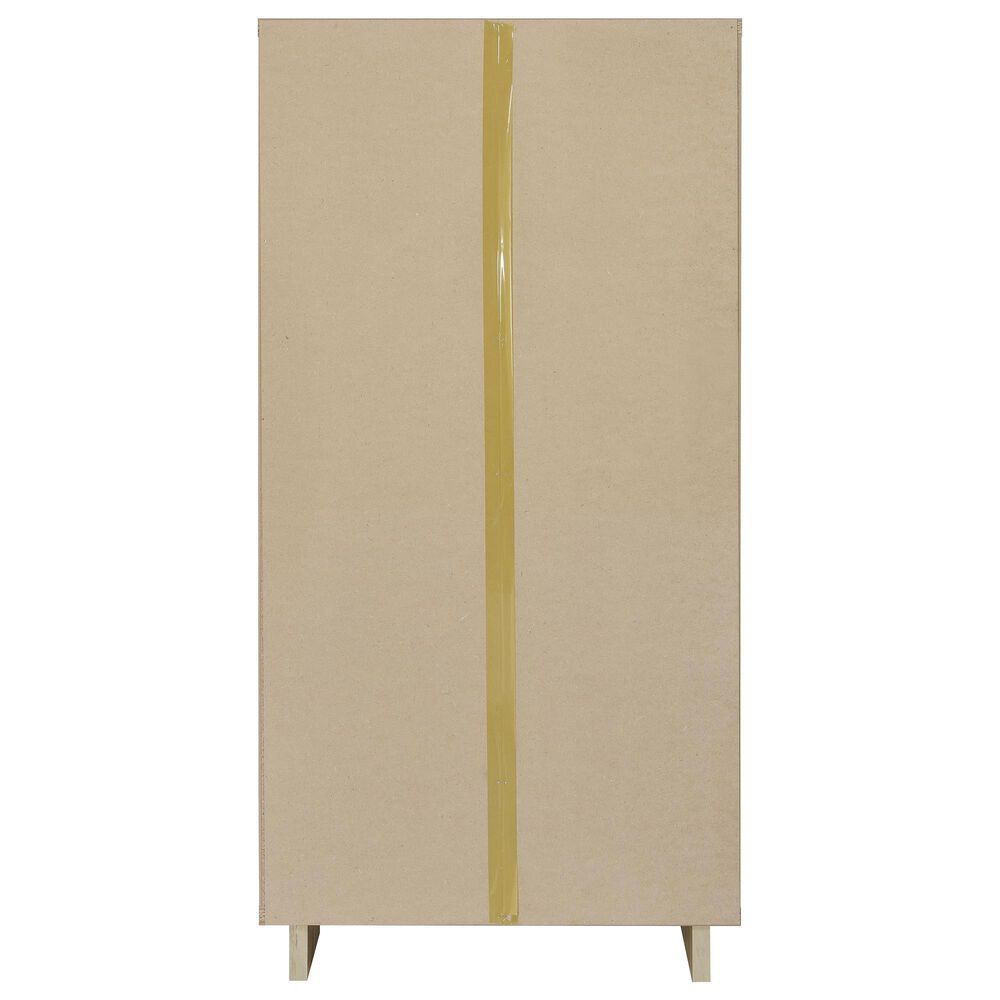Pacific Landing Dalton 65&quot; Bookcase in White and Brown, , large