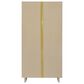 Pacific Landing Dalton 65" Bookcase in White and Brown, , large