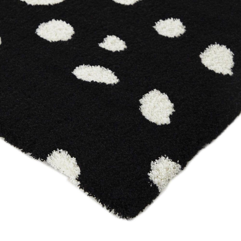 Balta Rugs Kannisto 5&#39;3&quot; x 7&#39; Black and White Area Rug, , large
