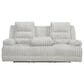 Ashley Rhines Falls Power Reclining Sofa in Alloy, , large
