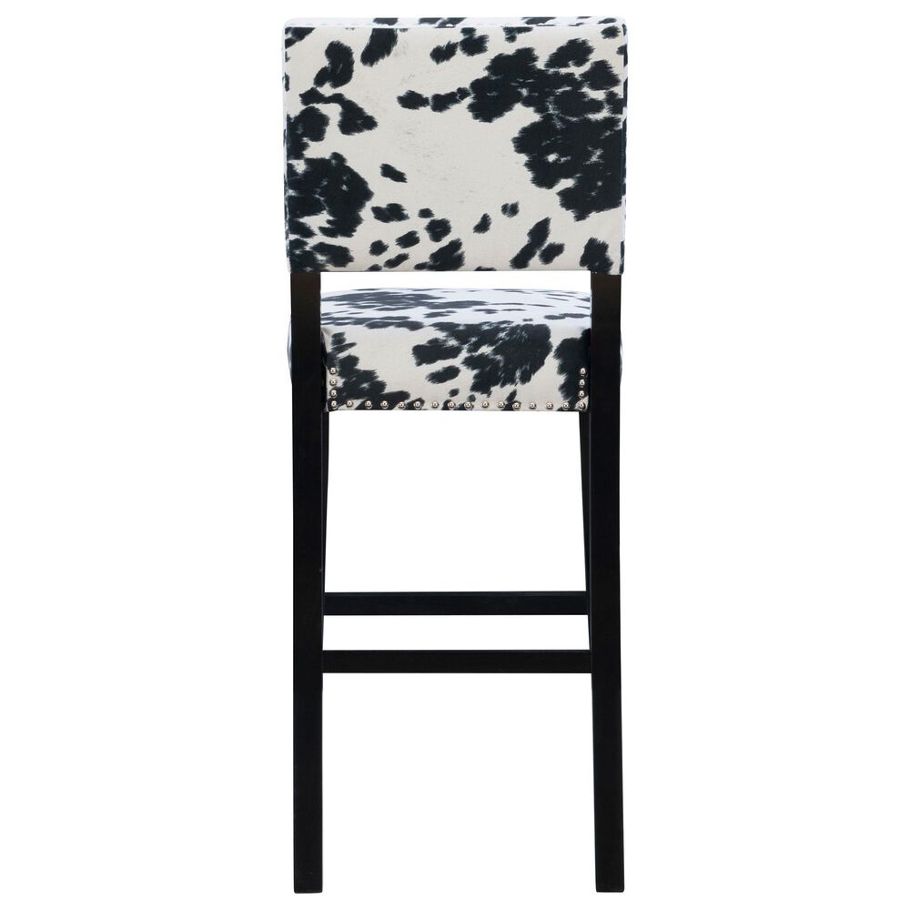Linon Home Decor Corey Bar Stool in Black, , large