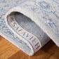 Safavieh Micro-Loop MLP504M 2"3" x 8" Light Blue and Ivory Runner, , large