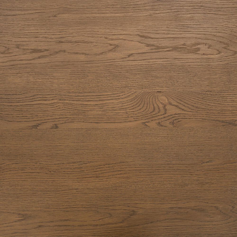 Classic Home Vander Rectangular Double Pedestal Dining Table in Tawny Brown - Table Only, , large