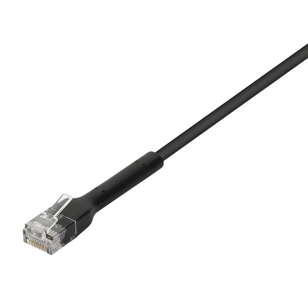 Manhattan Cat6 3' Stranded U/UTP FlexiBoot Slim Network Patch Cable in Black (Set of 10), , large