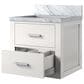 Lexora Home Castor 20" Single Bathroom Vanity in White with White Acrylic Top and Rectangular Sink, , large