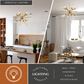 Vaxcel International Co. Ltd. Estelle 12-Light Pendant in Natural Brass, , large