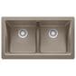 Blanco Vintera 33" Equal Double Apron Farmhouse Sink in Truffle, , large