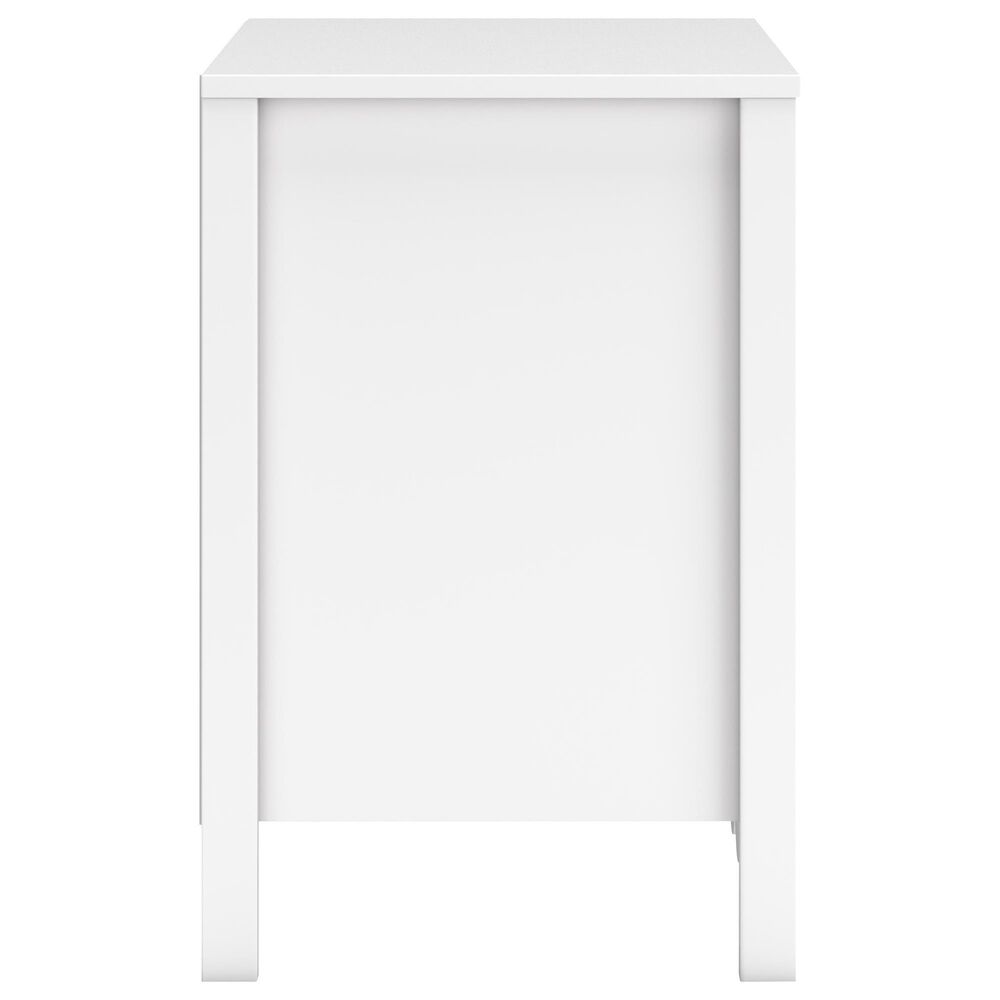 Ashley Hallityn Nightstand in Matte White, , large