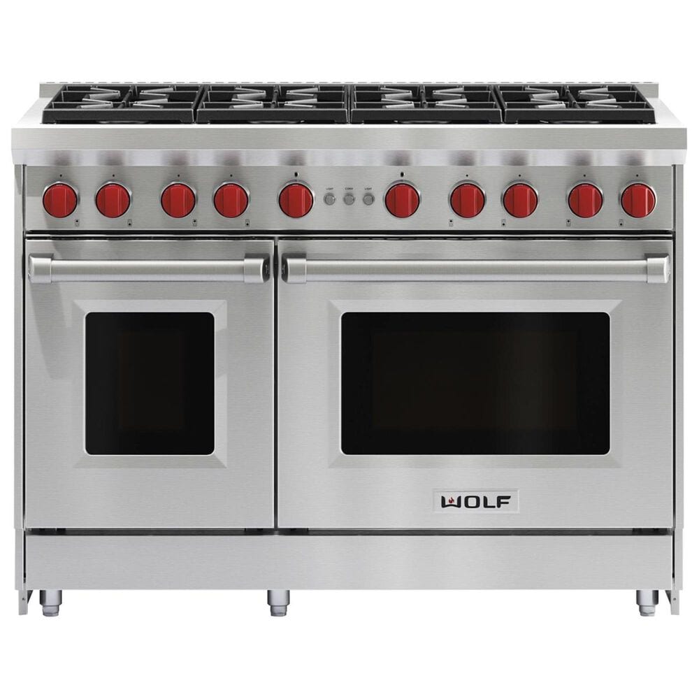 Wolf 48" 8 Burner Gas Range Liquid Propane, , large