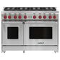 Wolf 48" 8 Burner Gas Range Liquid Propane, , large