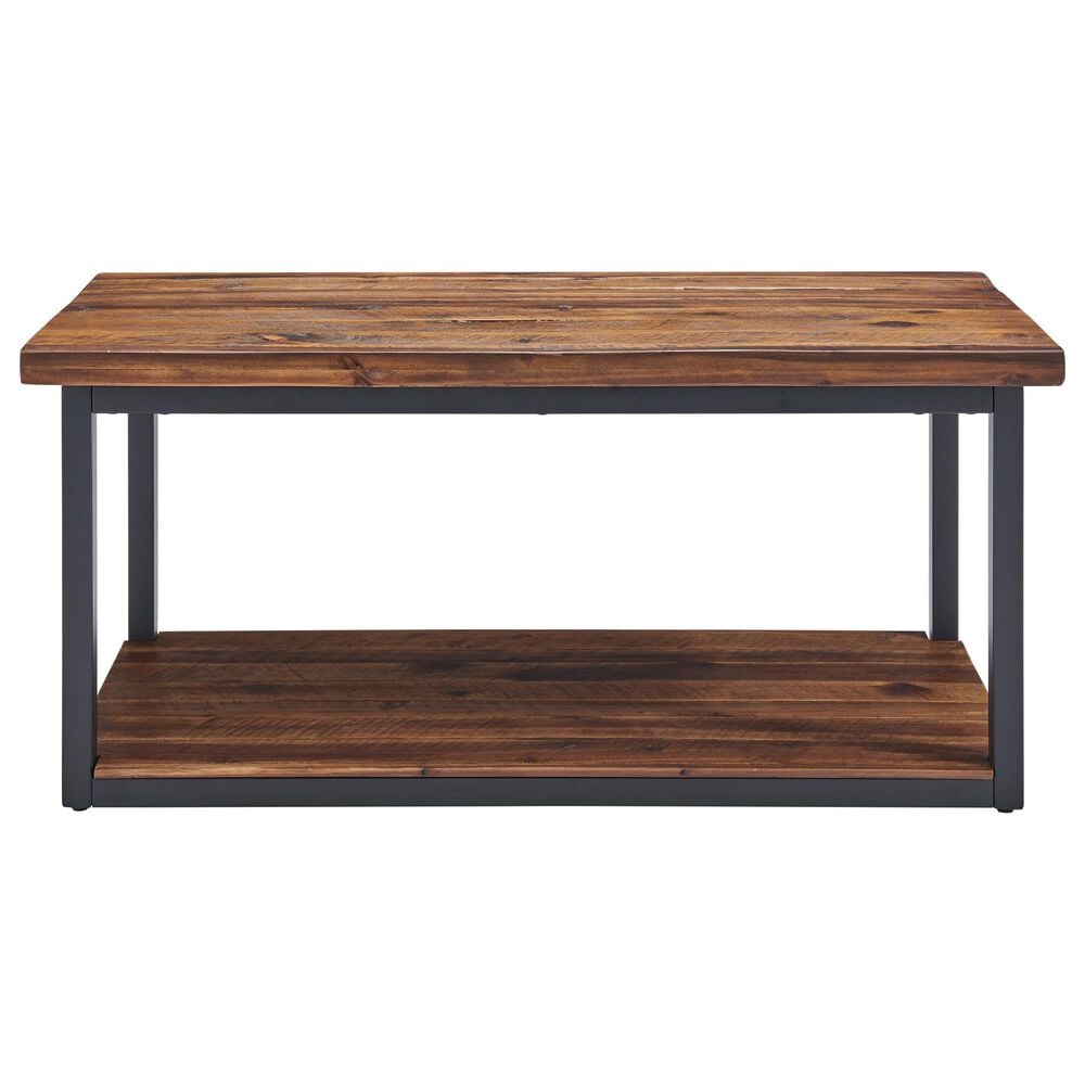 Timberlake Claremont 40&quot; Bench in Black and Brown, , large