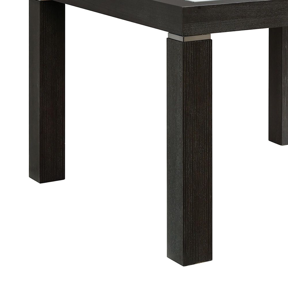 Mayberry Hill Elodie 6-Piece Square Dining Set in Charcoal, , large