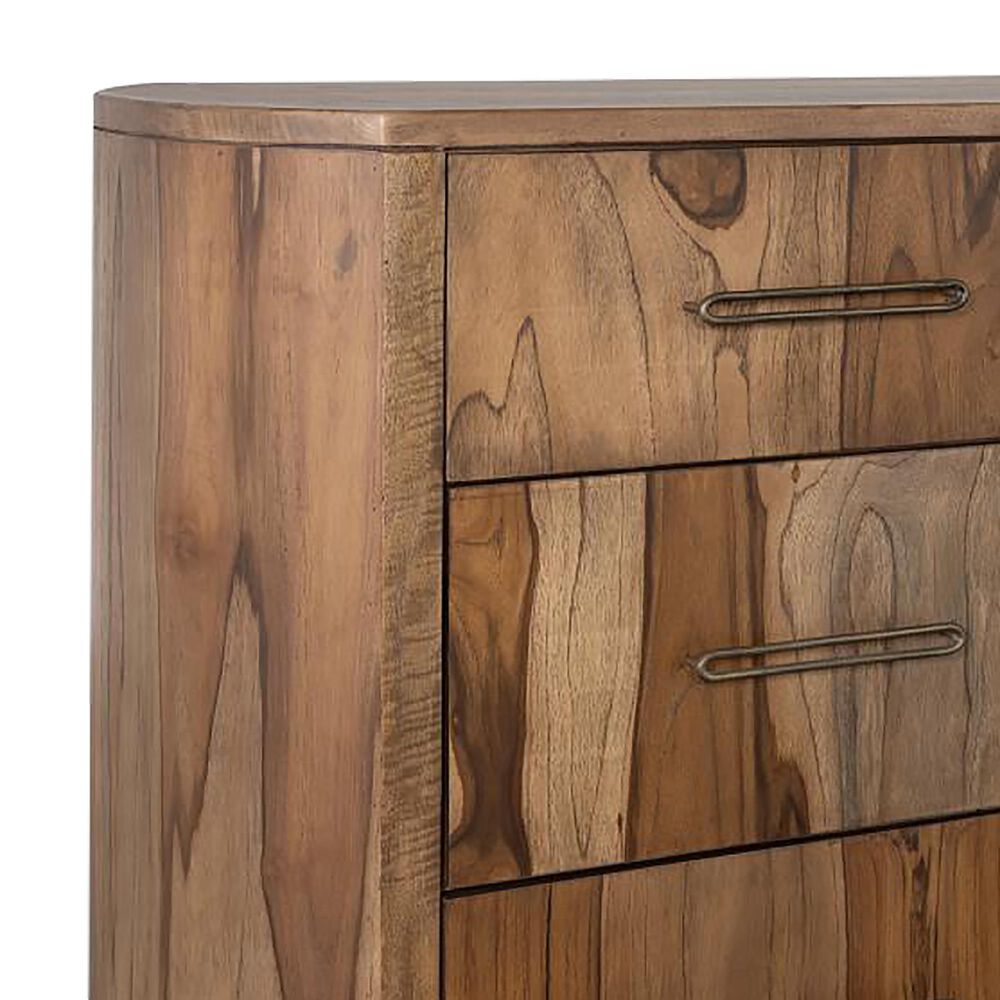 Fallridge Balam 6-Drawer Dresser in Natural Teak, , large