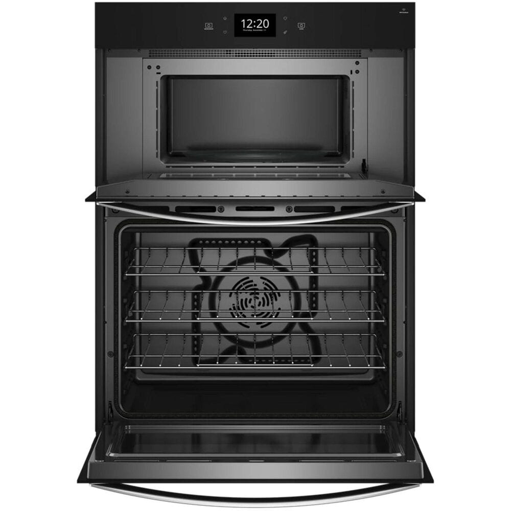 Whirlpool 30" Wall Oven Microwave Combo with Air Fry in Black Stainless Steel, , large