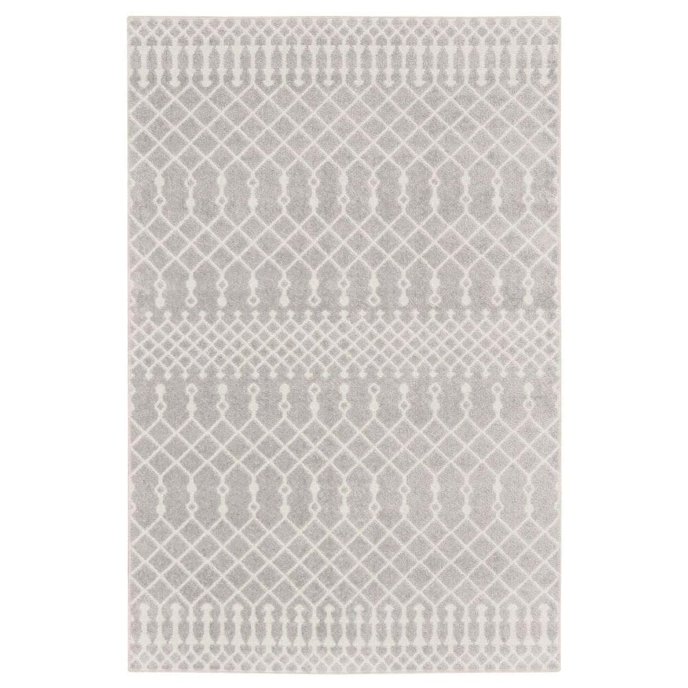 Nourison Astra Machine Washable 2"2" x 4" Grey Area Rug, , large