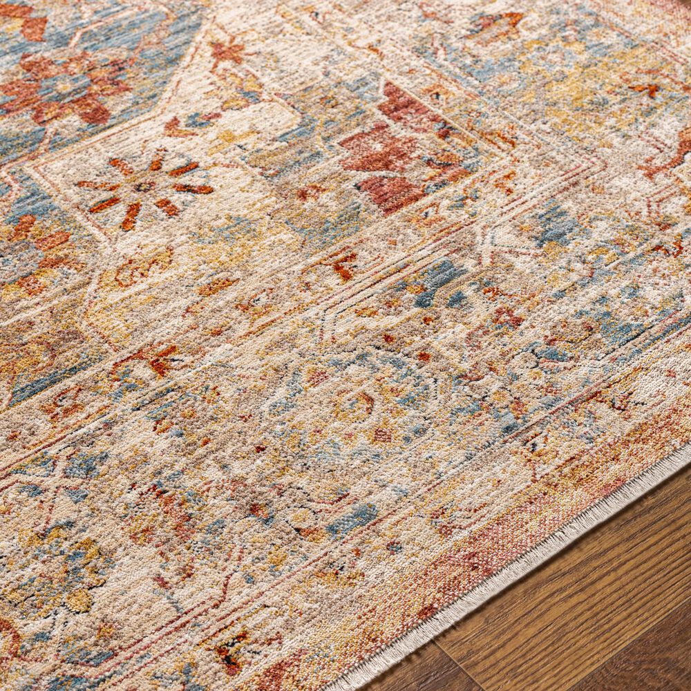 Surya Aspendos 10&#39; x 13&#39;11&quot; Rust, Burgandy, Dusty Pink, Dark Blue, Wheat, Taupe, Gray, Black and Cream Area Rug, , large