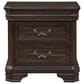 New Heritage Design Lynhurst 2-Drawer Nightstand in Walnut Brown, , large