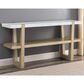 Crystal City Perth Sofa Table in Weathered Sand and White, , large
