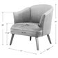 Uttermost Conroy Accent Chair in Olive Velvet, , large