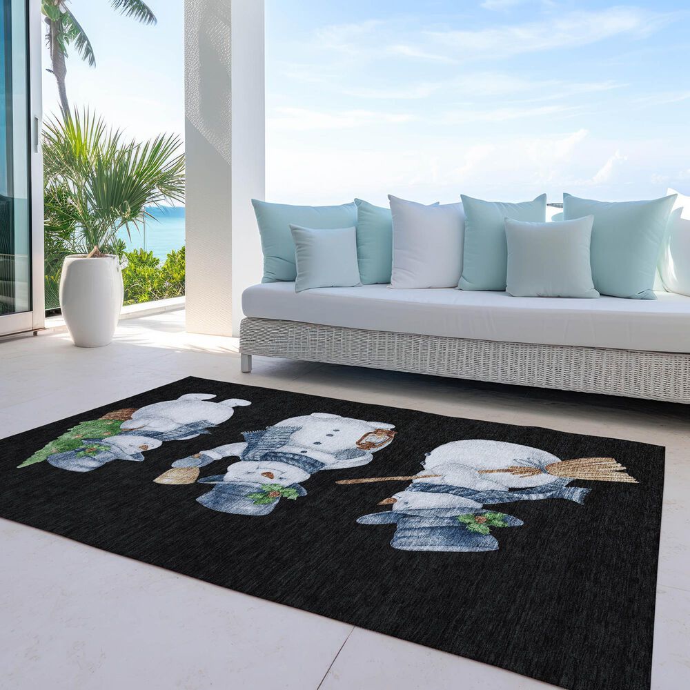 Dalyn Rug Company Wonderland WN34 Black 3&#39; x 5&#39; Area Rug, , large