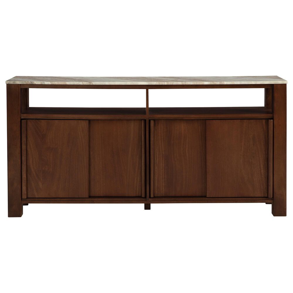 Ashley Tobinville Accent Cabinet in Taupe, White, Gray and Dark Brown, , large