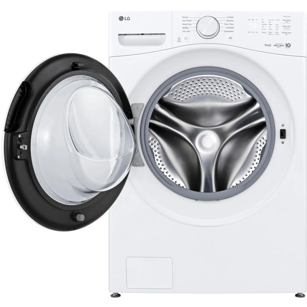 LG 4.5 Cu. Ft. Smart Front Load Washer in White, , large