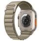 Apple Watch Ultra 2 GPS + Cellular, 49mm Titanium Case with Olive Alpine Loop - Small, , large