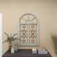 Maple and Jade 45" x 28" Wall Decor in Distressed White and Brown, , large