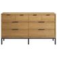 Hawthorne Furniture Newport 8-Drawer Dresser in Natural Oak, , large