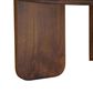 Pacific Landing Dale Round Coffee Table in Brown, , large