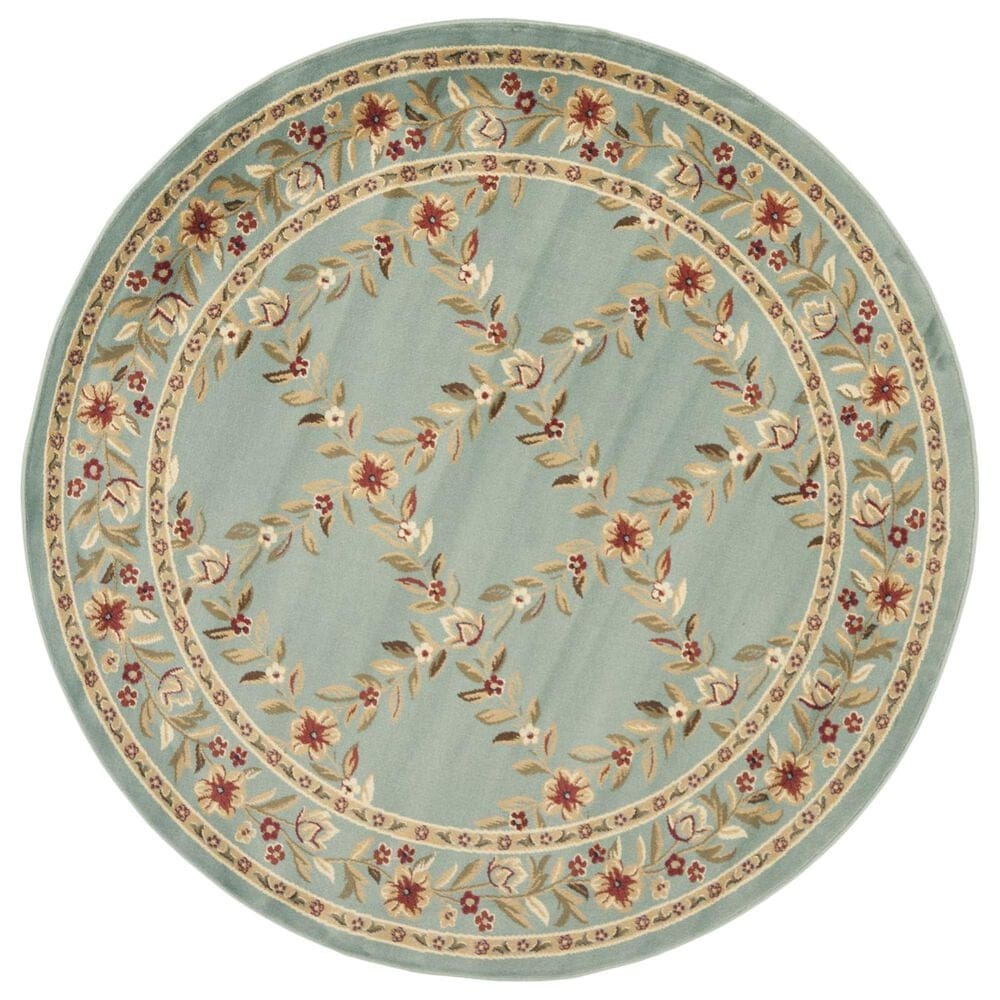 Safavieh Lyndhurst LNH557 5"3" Round Blue Area Rug, , large