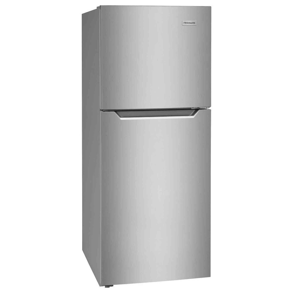 Frigidaire 10.1 Cu. Ft. Top Freezer Apartment Size Refrigerator in Brushed Steel, , large