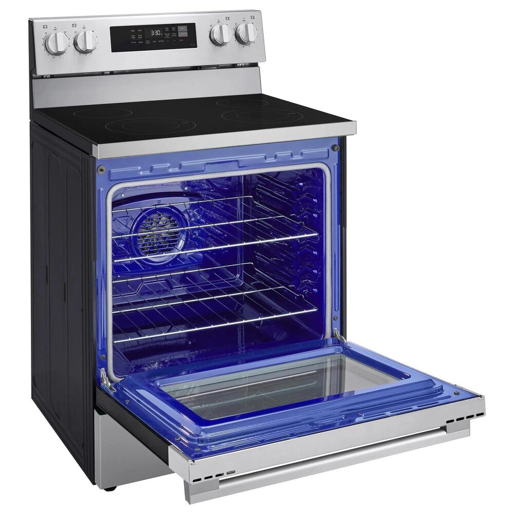 LG 6.3 Cu. Ft. Freestanding Electric Convection Smart Range in Stainless Steel, , large